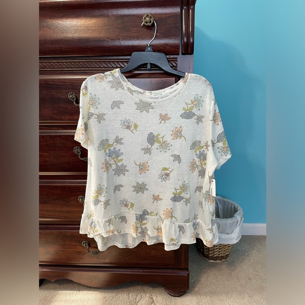 White Flower Shirt